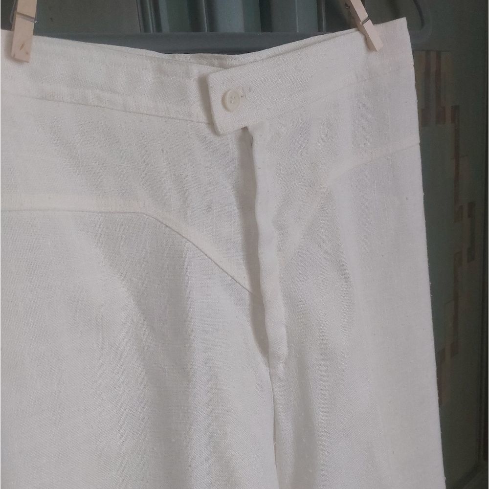 Vintage 1970s Pantasias high waisted V stitched wide leg pants true vin… - Picture 4 of 16
